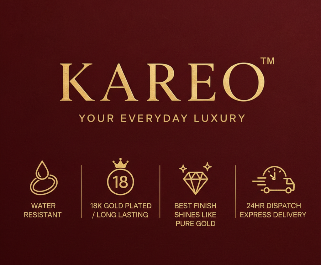 Elegant Leaf Drop Gold Plated Mangalsutra for Women | Anti-Tarnish Stainless Steel Black Bead Necklace