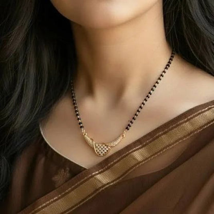Crystal Curve Spark Mangalsutra